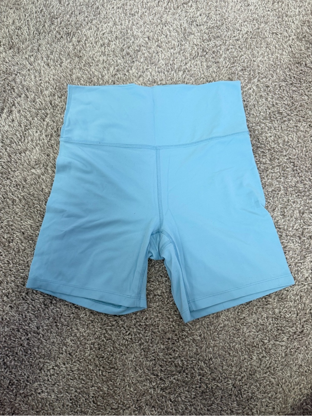 all in motion High-Rise Light Blue Bike Shorts